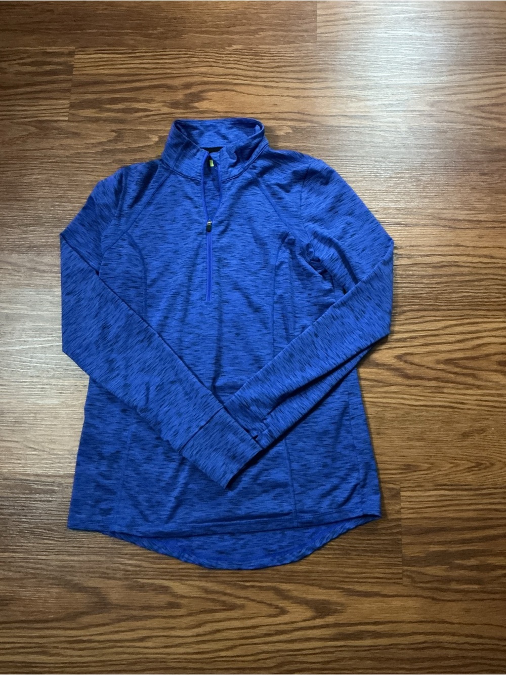 Women’s Blue Quarter-Zip Performance Sweater